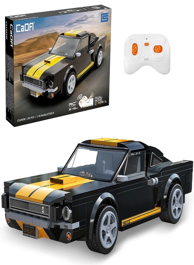 CaDA C51093W Shelby GT350 H Building Block Racing Model, 1:20 Scale, 292 Precision Pieces, High-Performance Aerodynamic Design, Programmable Supercar Track King Collectible - Image 1
